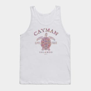 Cayman Islands Live Free Sea Turtle Tank Top